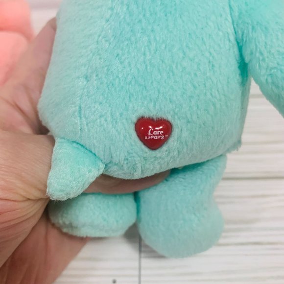 Vintage 2002 Care Bears Bean Bag Plush Cheer Bear Wish Bear Lot of 2 - Picture 8 of 12